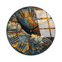 Wallity Reloj de pared decorativo de cristal Multicolor 40 cm